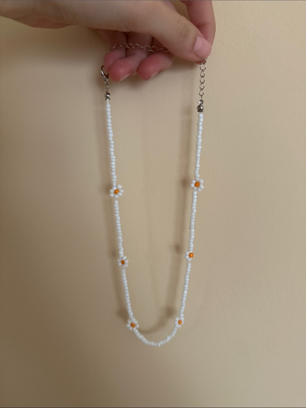 Flower Beaded Necklace
